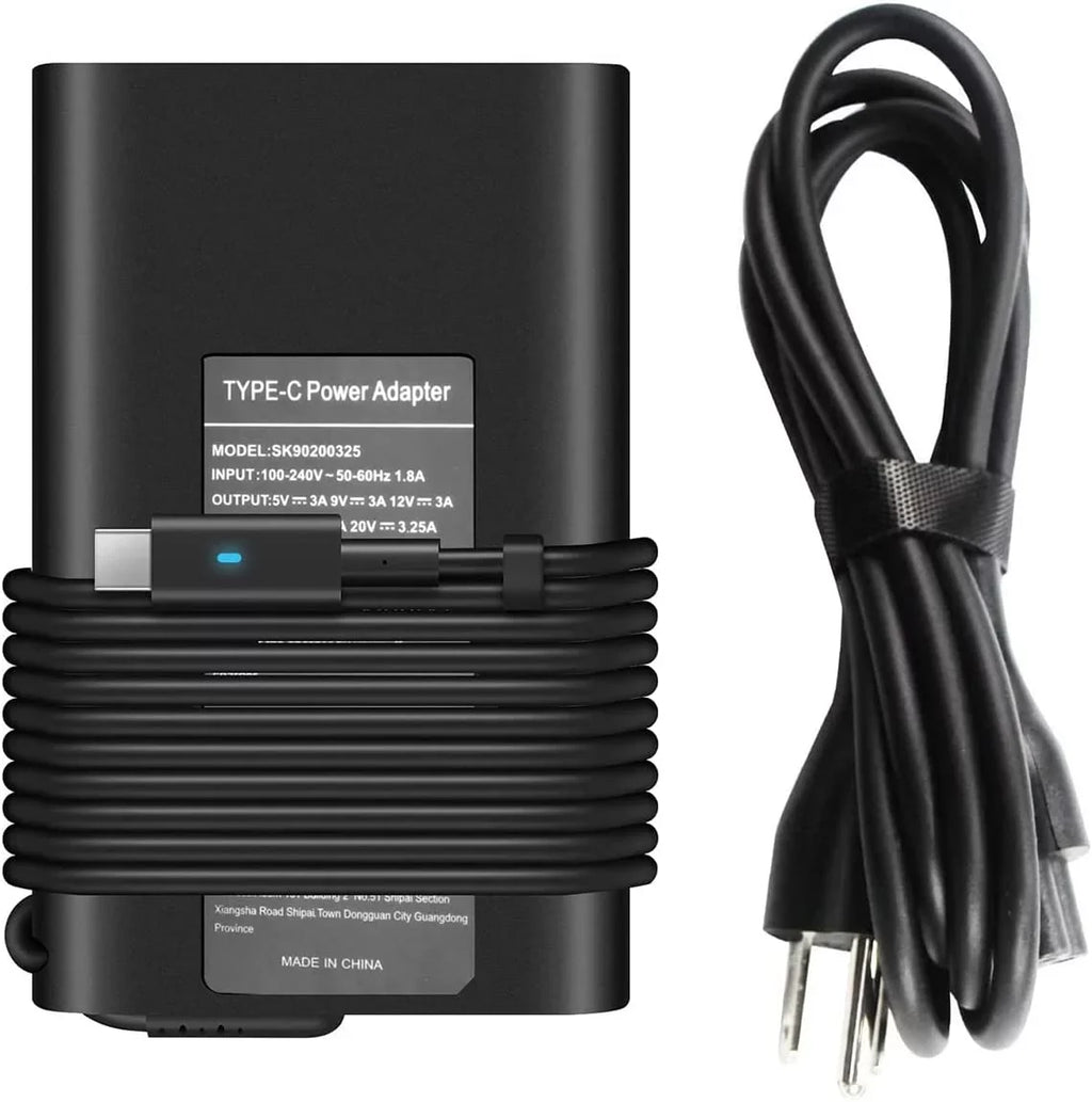65W USizeB C Type C Adapter Laptop Charger for Dell Latitude 5520 5420 5290 5285 5179 5480 5400 5310 5320 7420 7410 7370