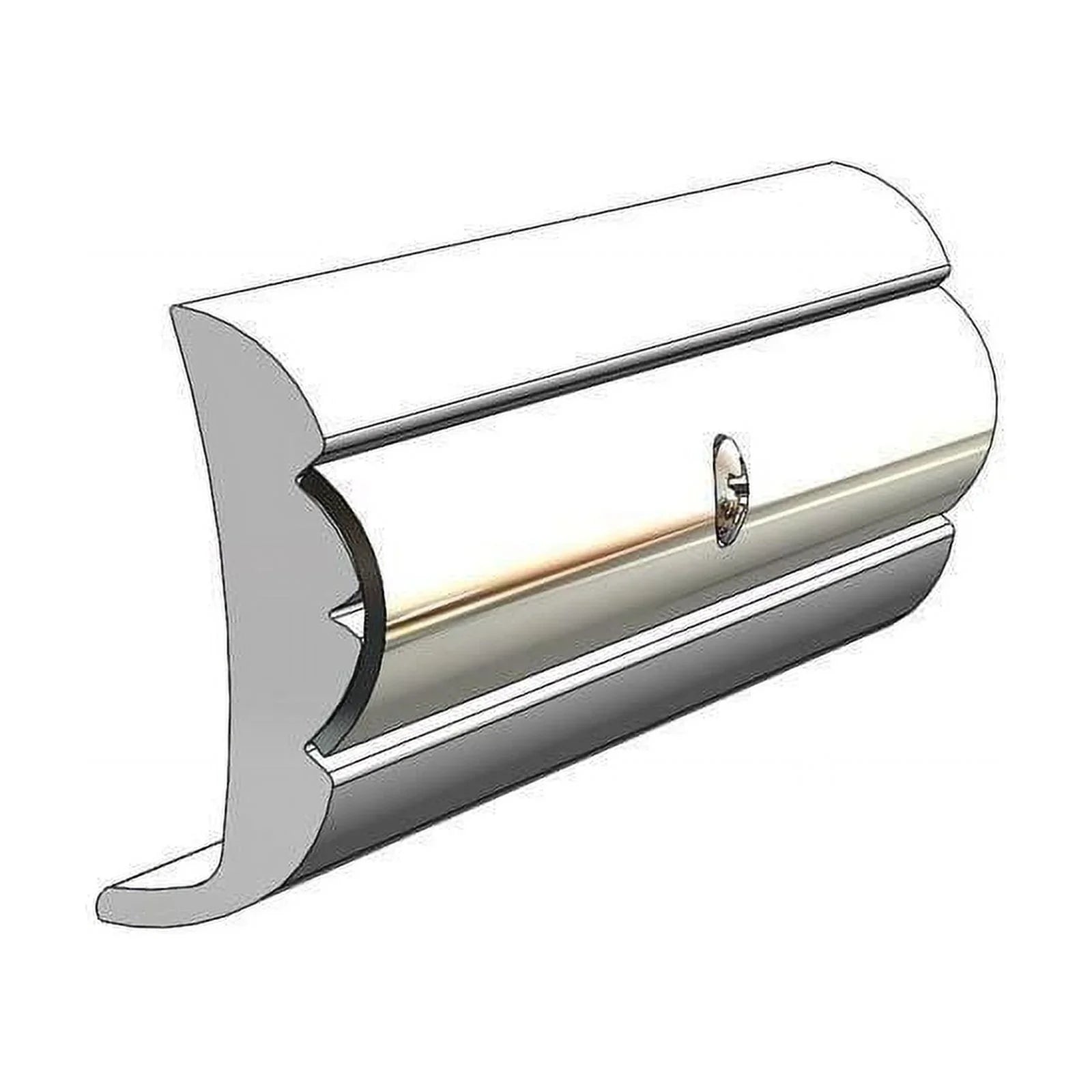 Taco Marine V219866WHC Rigid Rub Rail Frosty Ivory 20