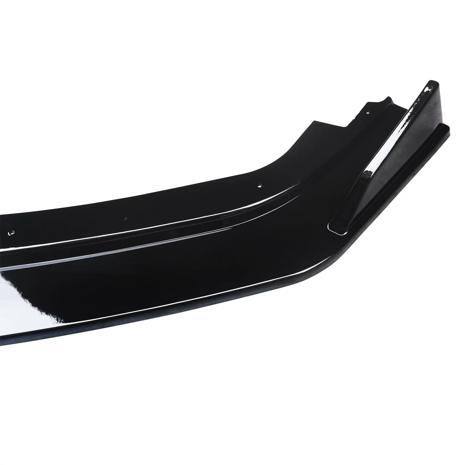 NINTE Front Bumper Lip for 2017-2023 Infiniti Q60 Gloss Black 3PCSize