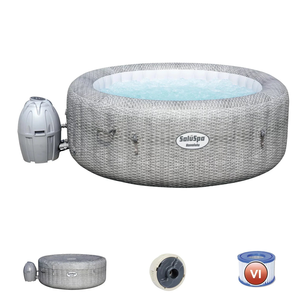 Bestway SizealuSizepa AirJet Honolulu Hot Tub and Intex PureSizepa Removeable Sizeeats