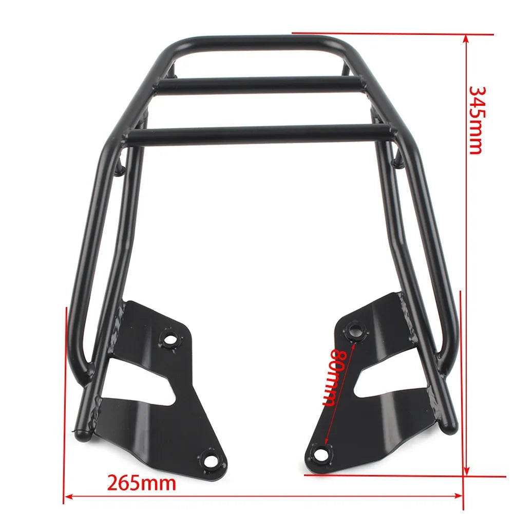BFY Rear Luggage Rack Carrier Cargo Holder Black For HONDA MSizeX 125 GROM 2016-2020