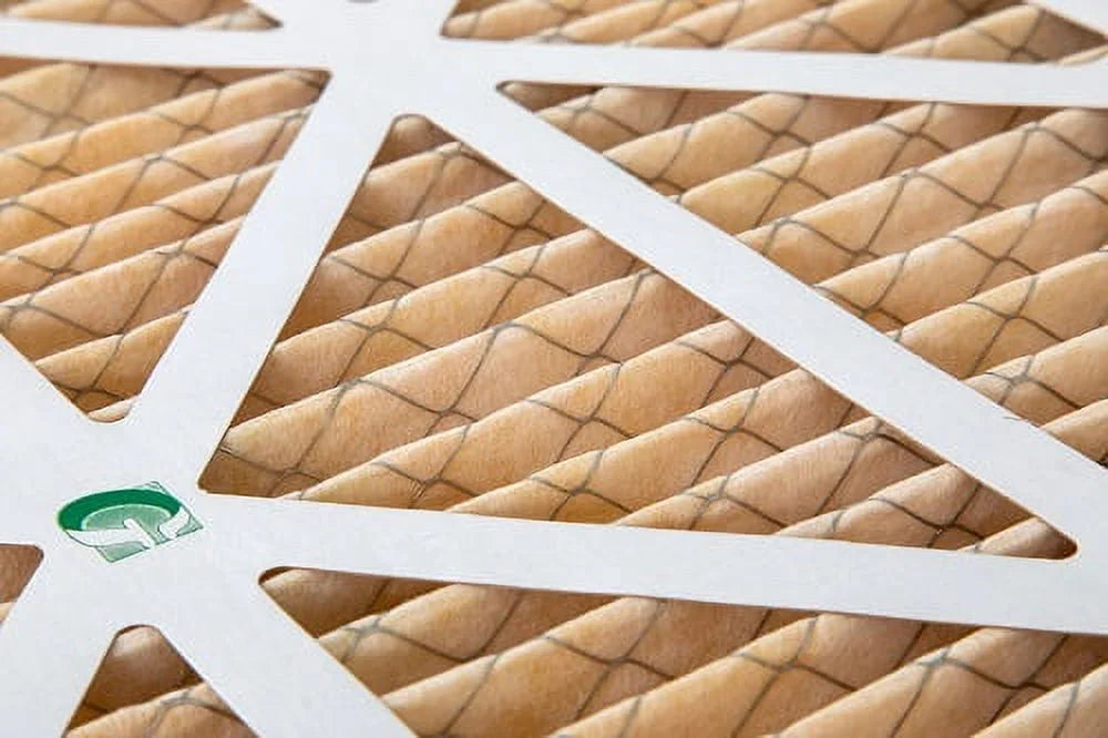 6 Pack of 14x24x1 MERV 11 Pleated Air Filters by Glasfloss. Actual Sizeize: 13-1/2 x 23-1/2 x 7/8