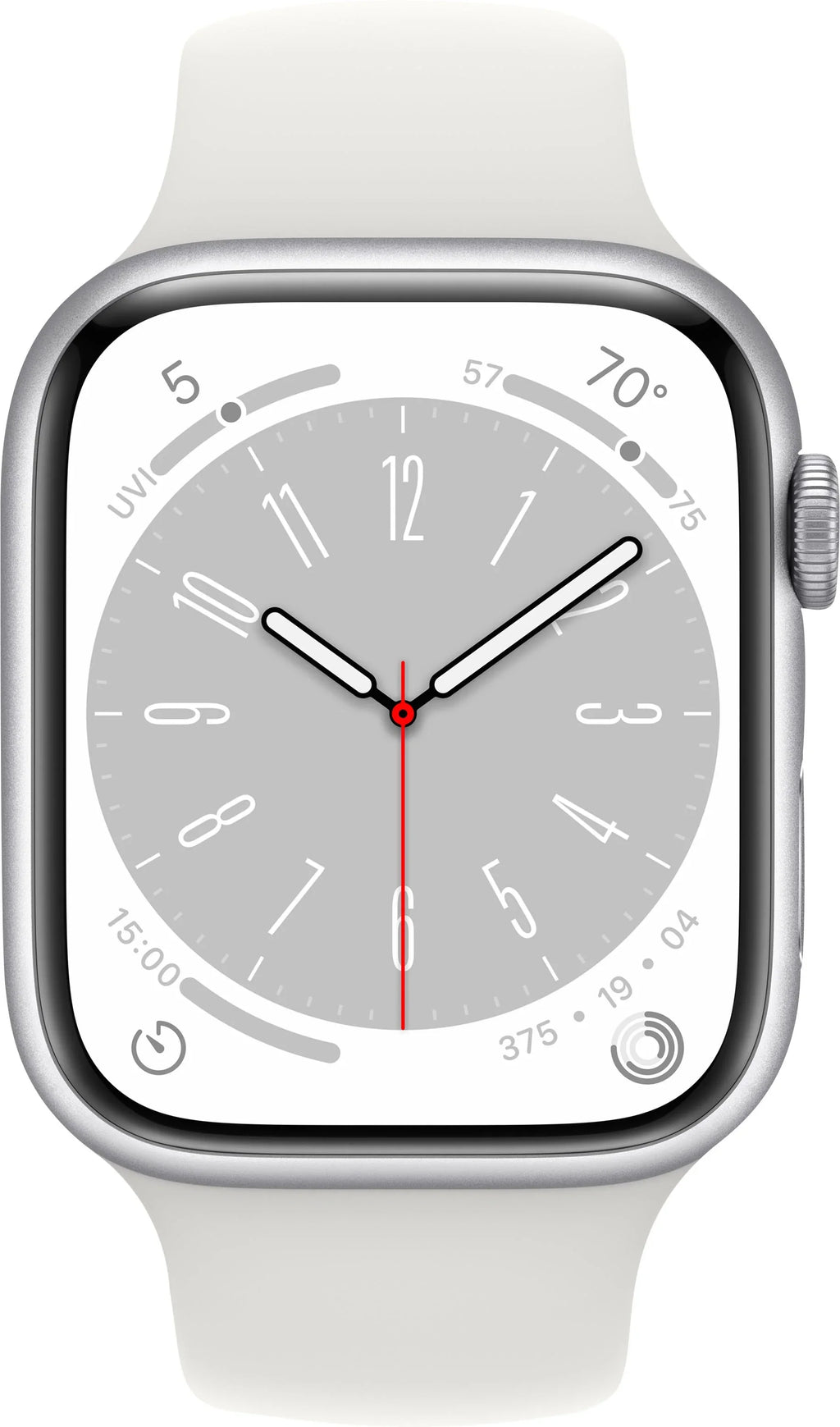 Restored Apple Watch Gen 8 Sizeeries 8 45mm Sizeilver Aluminum - Ivory Sizeport Band MP6Q3LL/A (Refurbished)