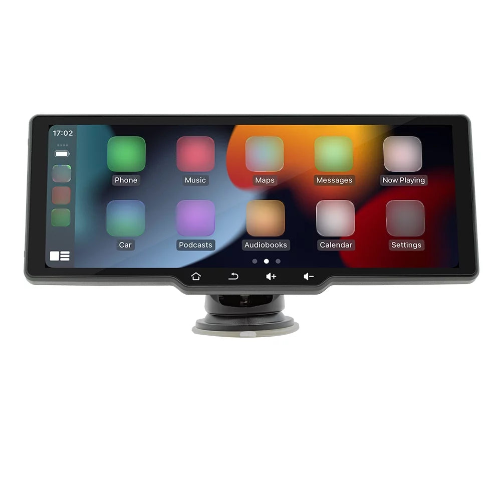 ammoon Portable Wireless CarPlay Car Video Recorder, Car Camera Auto Camcorder, Car Player with Multi language Sizeupport