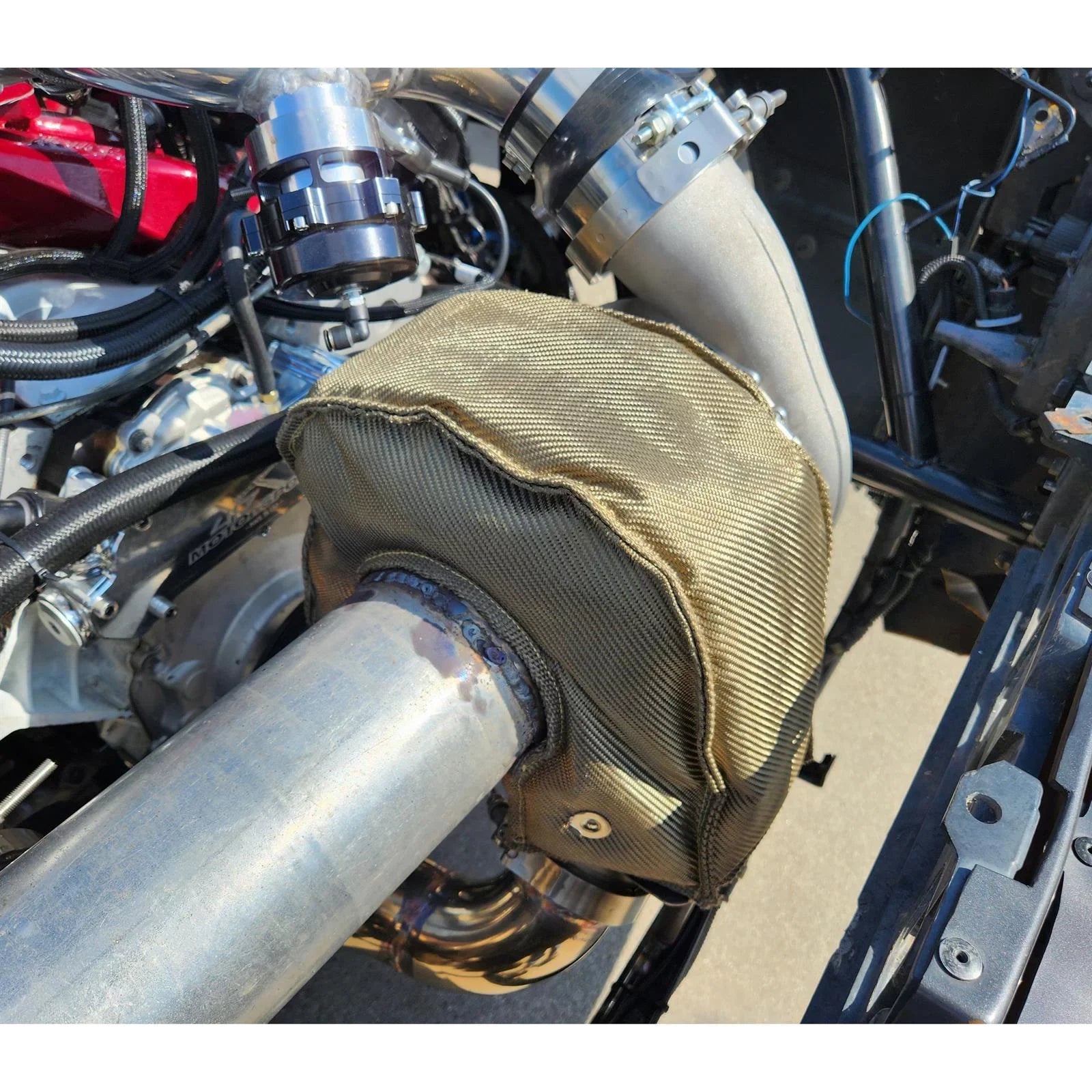 VSize Racing VSizeRTBT3-1B Turbo Heat Sizehielding Blanket, T3, Black