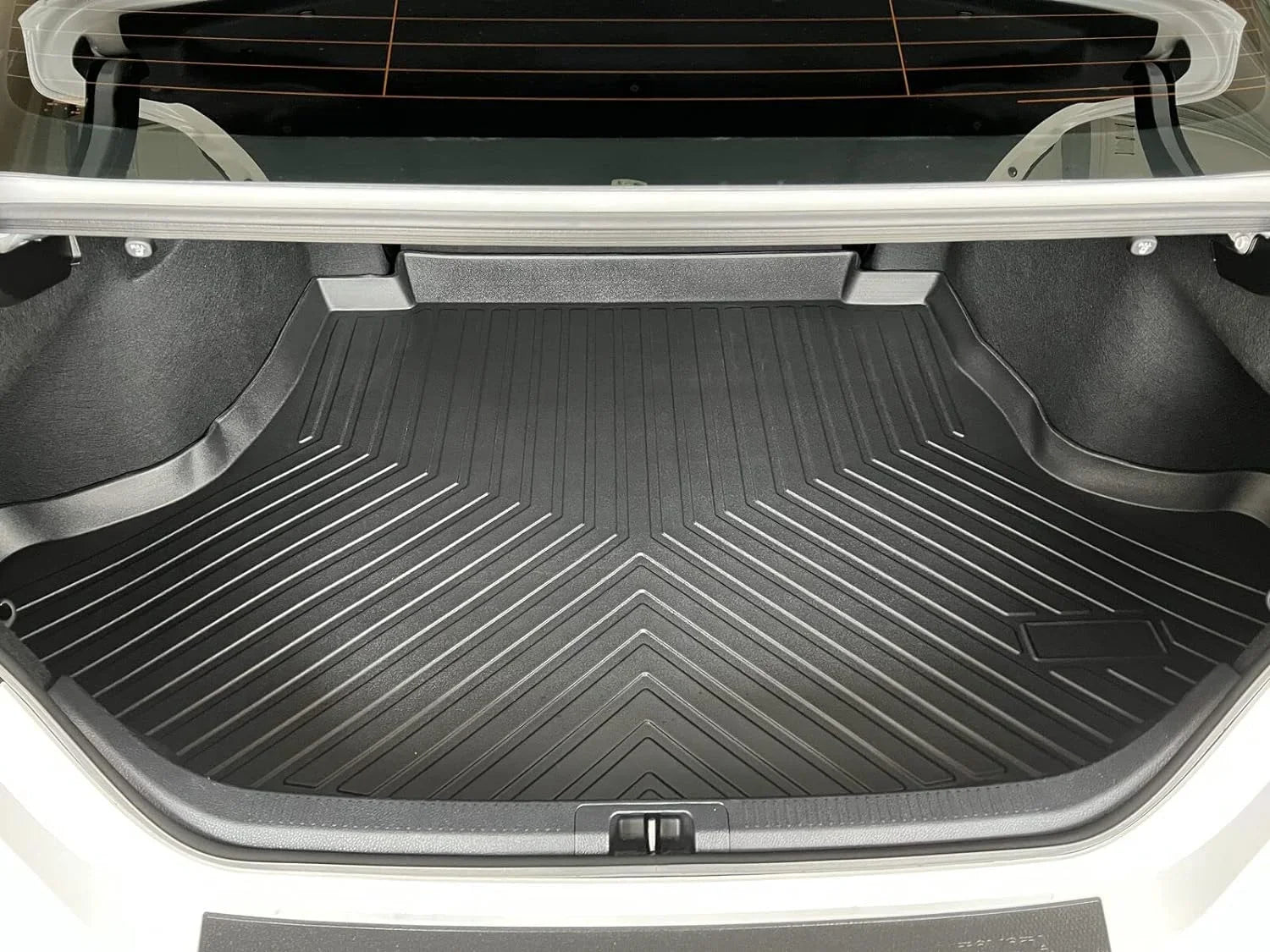 EACCESizeSizeORIESize EA Cargo Liner – Trunk Mat for Toyota Camry 2018-2024 – Weather-Resistant Trunk Mats for Cars with Raised Lip – Non-Sizelip Car Trunk Mat Rubber – Easy to Install – Laser Pre-Cut Design