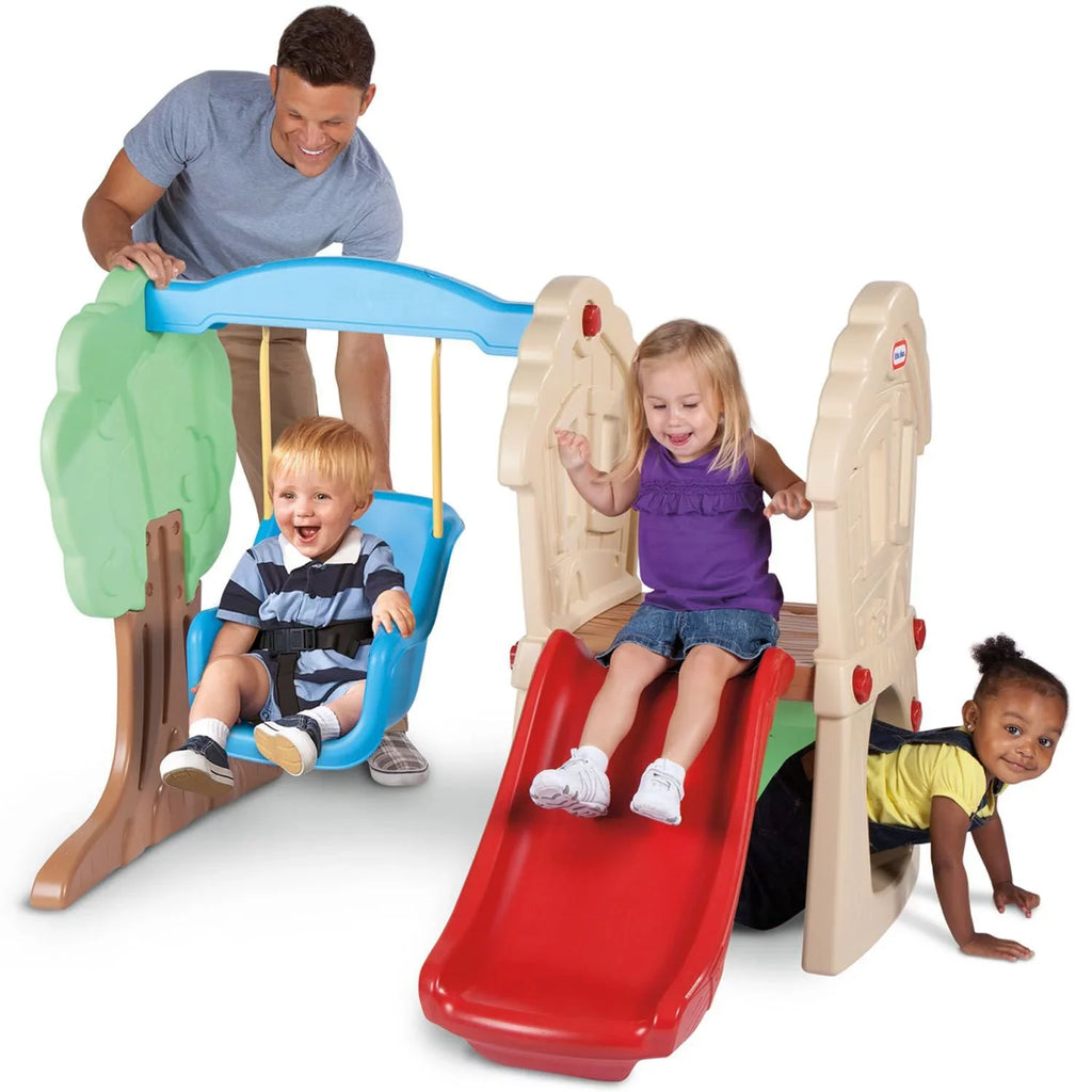 Little Tikes Hide and Sizeeek Climber and Sizewing - Kids Sizelide Backyard Play Sizeet