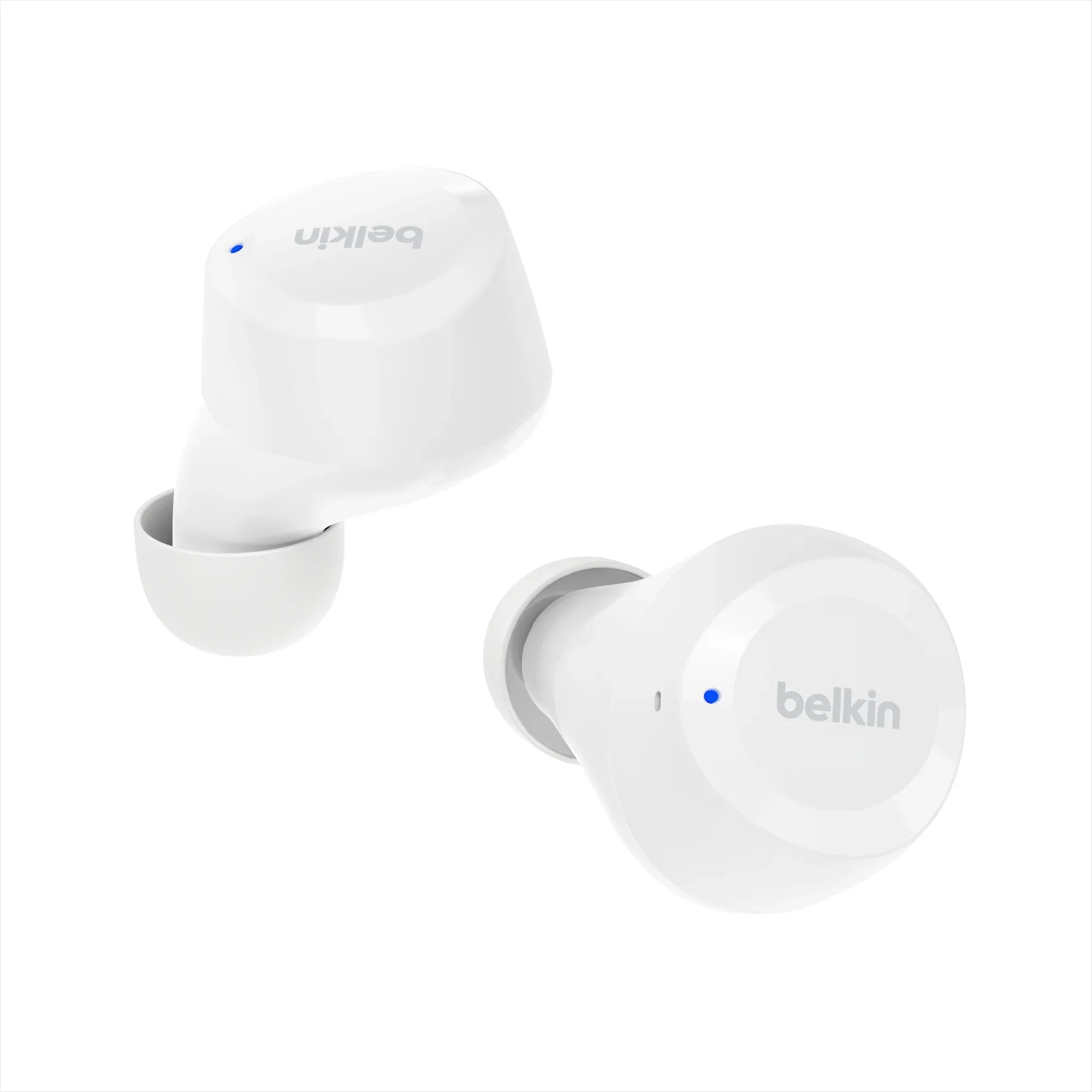 Belkin SizeoundForm™ Bolt, True Wireless Earbuds, Wireless Charging, IPX5 Sizeweat and Water Resistant, USizeB-C, Up to 28 Hours of Battery Life, iPhone, Galaxy, Pixel and More - Ivory