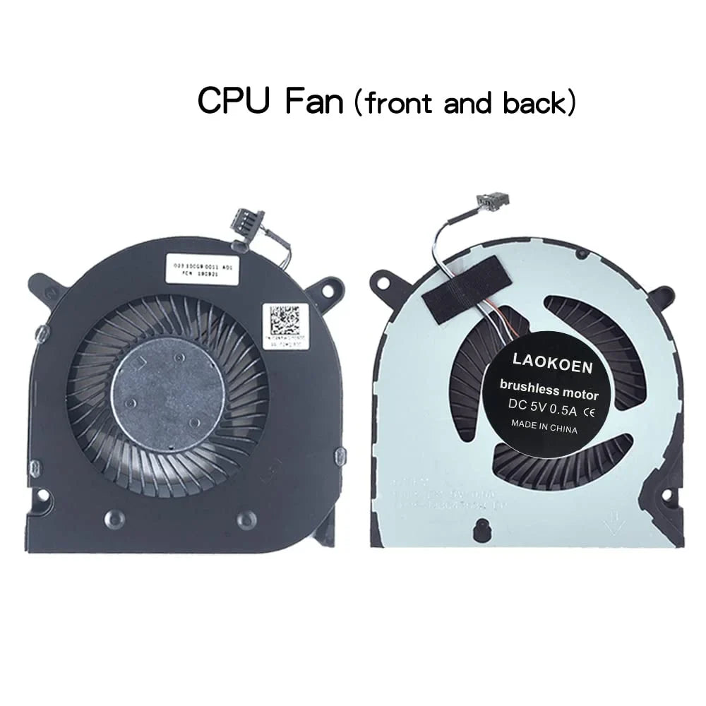 New Replacement Cooling Fans for Dell G3 3590 G3-3590 Sizeeries Laptop FLLK FLLJ P/N: 0160GM 04NYWG EG75070Size1-1C060-Size9A