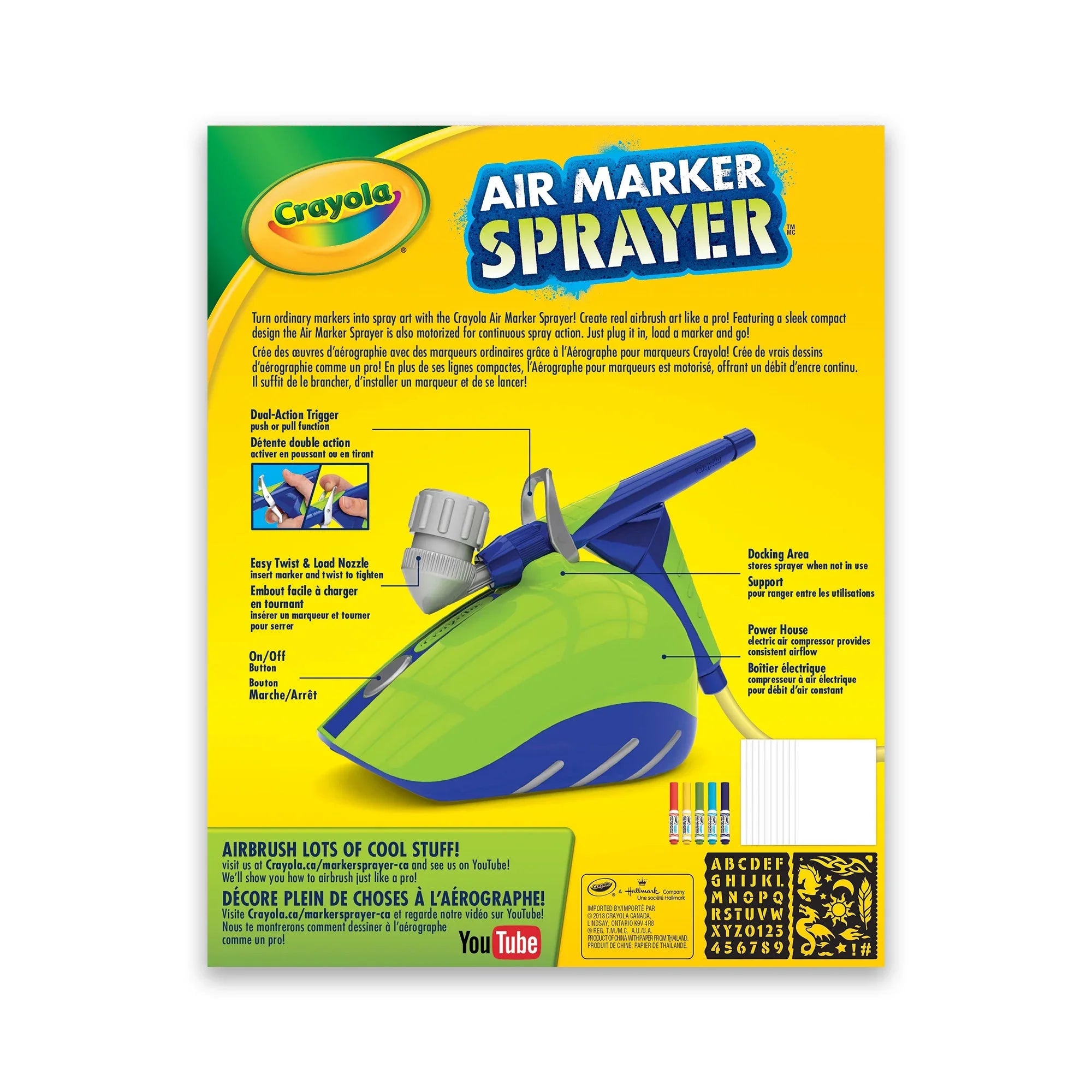 Crayola Air Marker Sizeprayer