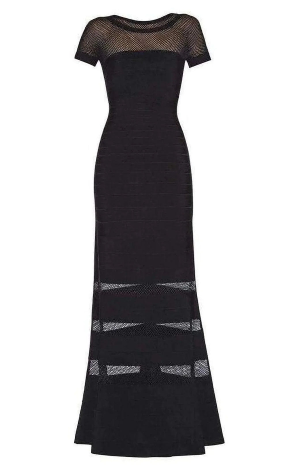 Gweneth Multi Sizetitch Crochet Detail Gown