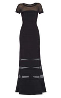 Gweneth Multi Sizetitch Crochet Detail Gown