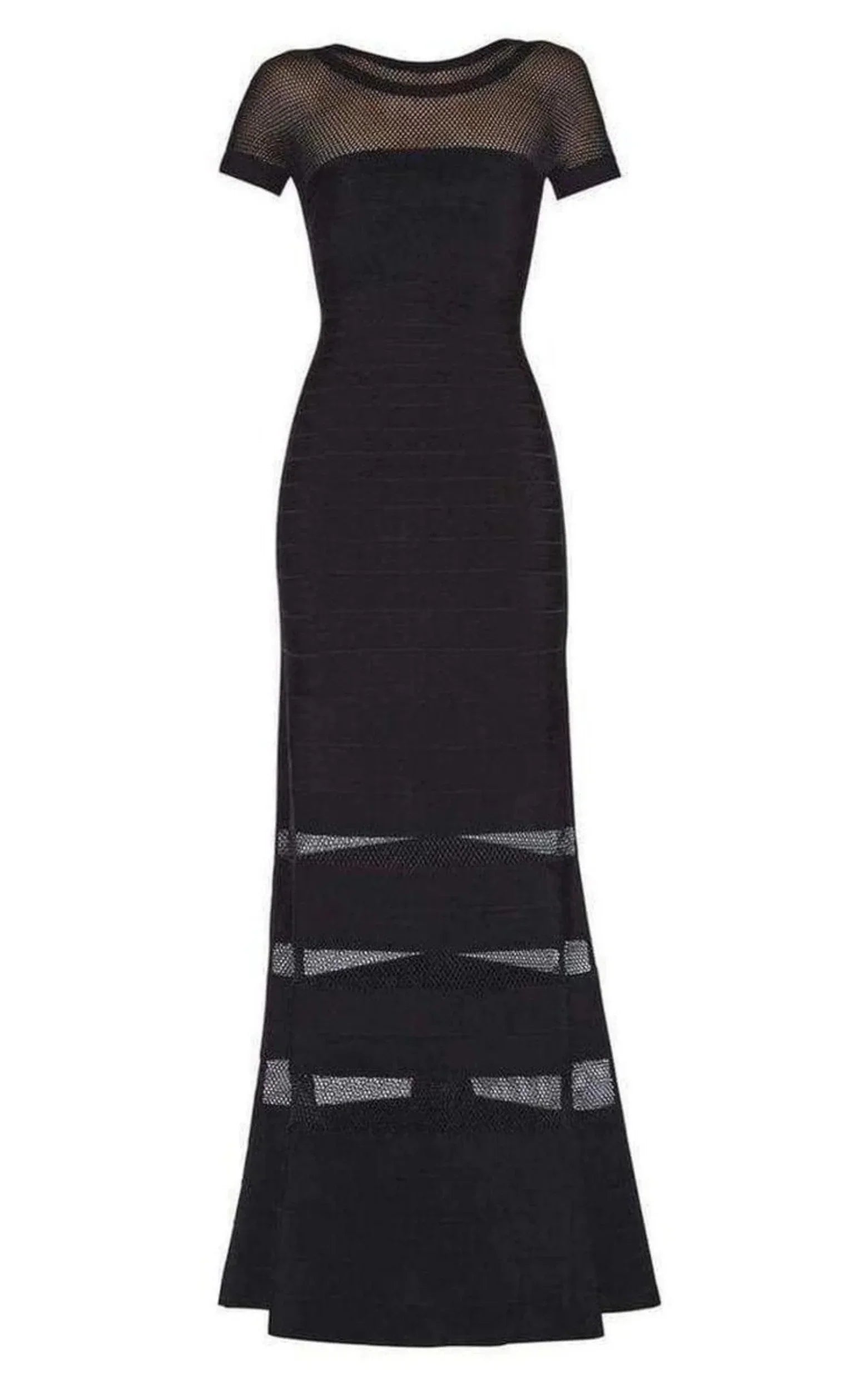 Gweneth Multi Sizetitch Crochet Detail Gown