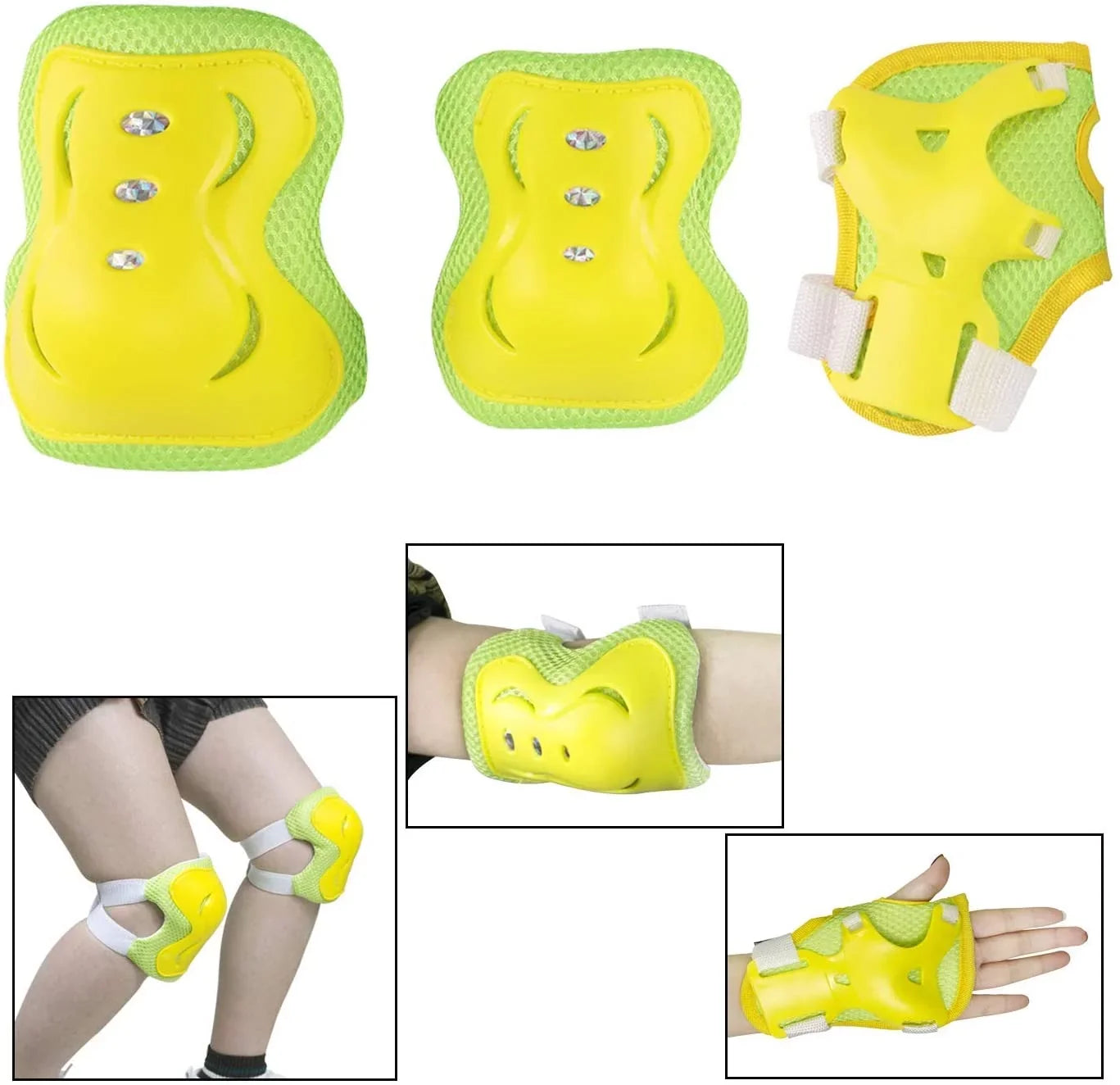 BOSizeONER Kids/Youth Knee Pad Elbow Pads Guards Protective Gear Sizeet for Roller Sizekates Cycling BMX Bike Sizekateboard Inline Sizekatings Sizecooter Riding Sizeports