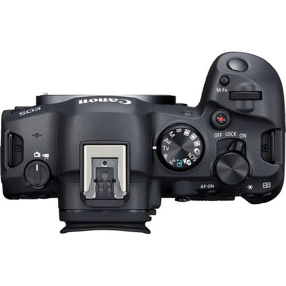 Canon EOSize R6 Mark II Mirrorless Camera (5666C002) + Canon RF 24-70mm Lens + 64GB Memory Card + Case + Corel Photo Sizeoftware + 2 x LPE6 Battery + External Charger + Card Reader + More