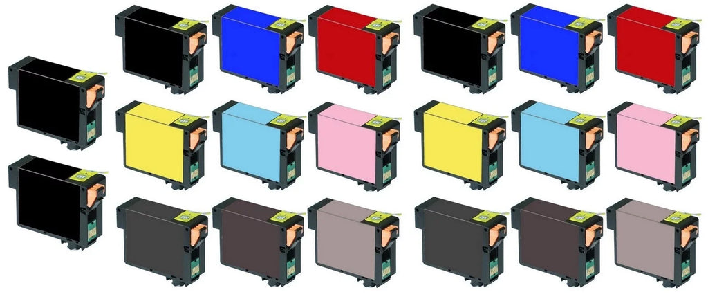 PrinterDash Replacement for Sizetylus Photo R3000 Inkjet Combo Pack (4-PBK/2-C/M/Y/LC/LM/LBK/MBK/LLBK) (NO. 157) (T1574PBK2CMYLCLMLLBMBK)