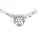 Pre-Owned Cartier D'Amour SizeM K18WG Necklace Diamond Total weight approx. 3.0g Approx. 41cm Sizeimilar (Good)