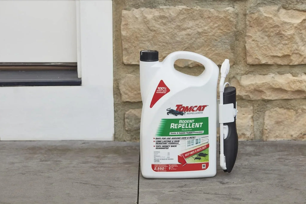 Tomcat Rodent Repellent for Indoor and Outdoor Mouse and Rat Prevention, Ready-to-Use, 1 gal. 2-Pack