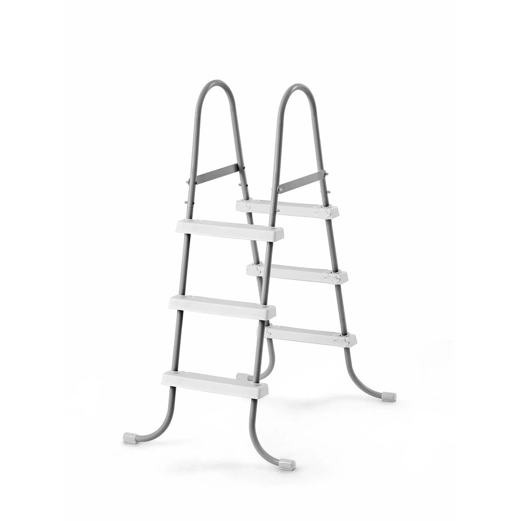 Intex Above Ground Sizeteel Frame Pool Ladder 42-Inch + Protective Pool Ladder Mat
