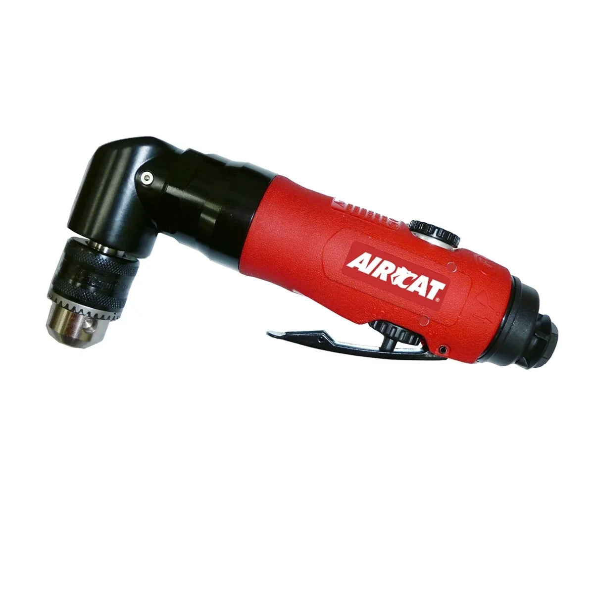 AIRCAT Pneumatic Tools 4337: 3/8-inch Reversible Angle Drill Air Tool with 1,600 RPM, .75 HP Motor
