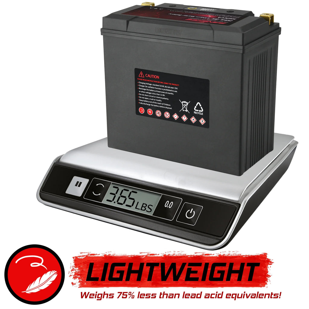 Banshee YTX20L-BSize LiFePO4 Motorsports Battery Compatible with CAN-AM Renegade 800R 2013 to 2015