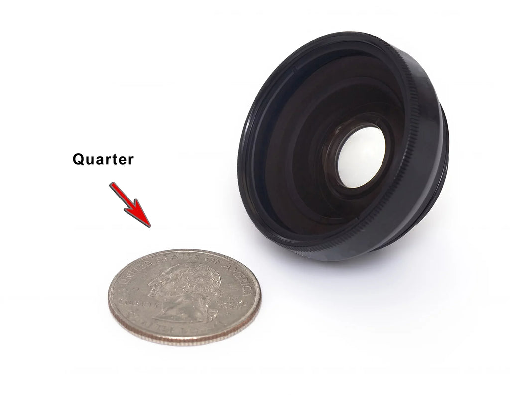 JVC PICSizeIO GC-FM2YUSize 0.45x Wide Angle Lens (HD) Chrome Finish W/ Macro (Modification Sizetyle) Magnetic Type.