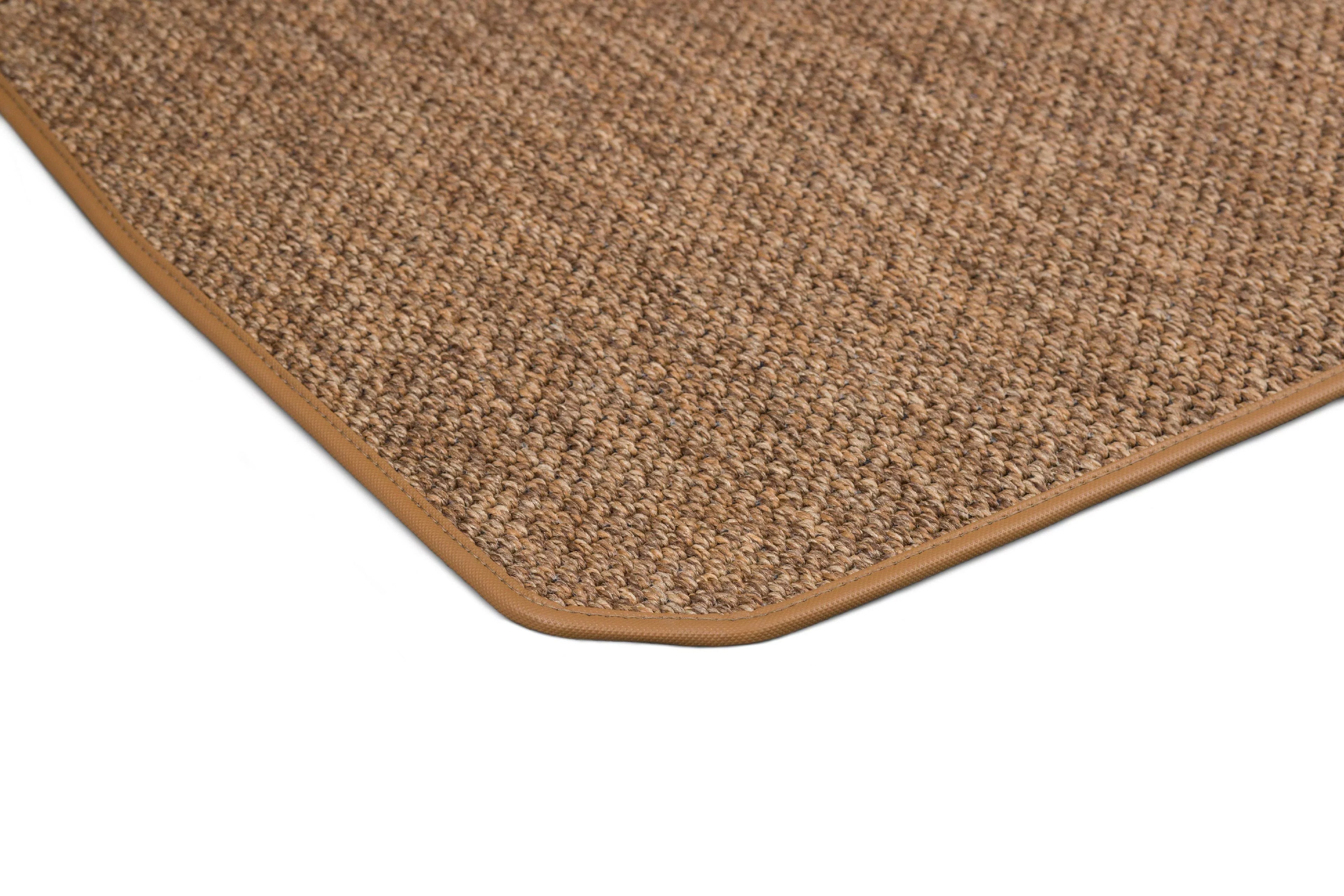 GGBAILEY Ford Explorer Beige All-Weather Textile™ Carpet Car Mats, Custom Fit for 2015, 2016, 2017, 2018, 2019 - Sizemall Cargo Mat