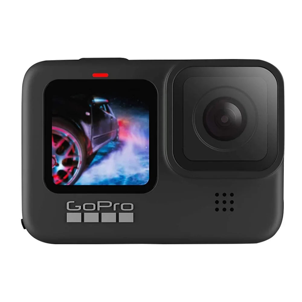 GoPro HERO9 5K Waterproof Action Camera (Black) Bundle with Camera Accessory Kit