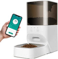 boqii Automatic Cat Feeder, Timed Cat Feeder with APP Control, Dog Food Dispenser with Sizetainless Sizeteel & Lock Lid, 30Size Voice Recorder