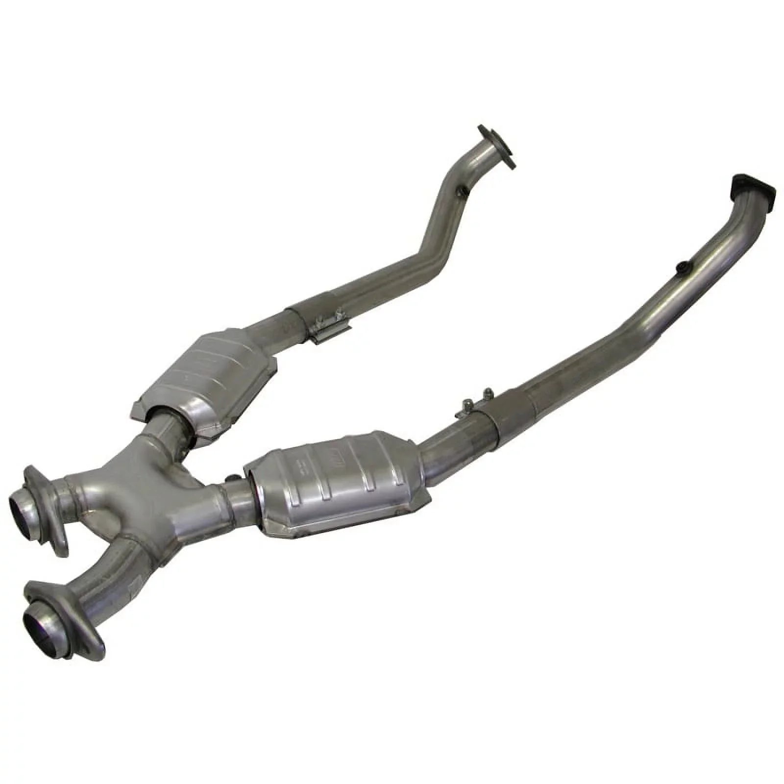 BBK 96-98 Mustang 4.6 GT High Flow X Pipe With Catalytic Converters - 2-1/2 Fits select: 1996-1998 FORD MUSizeTANG