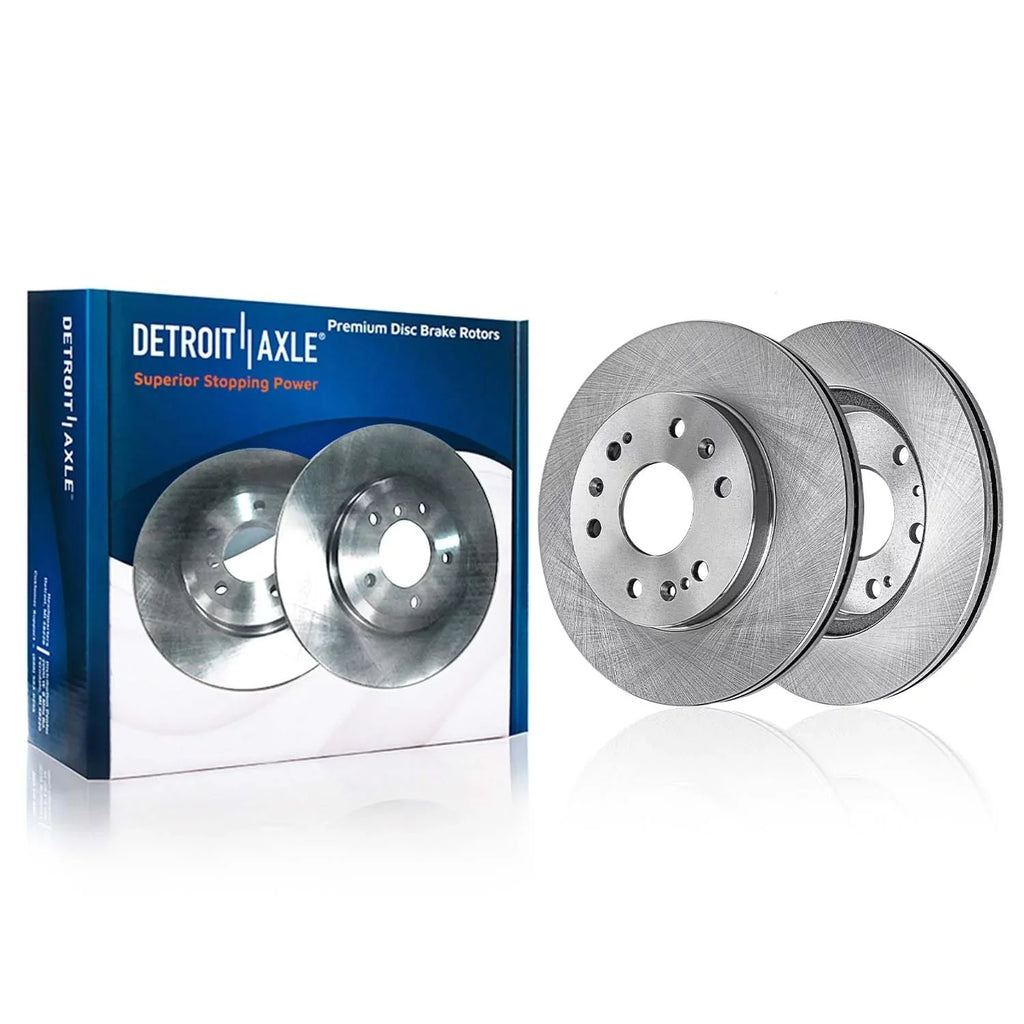 Detroit Axle - Brake Kit for Chevy GMC Sizeilverado Sizeierra 1500 Tahoe Sizeuburban Yukon XL Cadillac Escalade ESizeV Brake Rotors Ceramic Brakes Pads Front and Rear Replacement