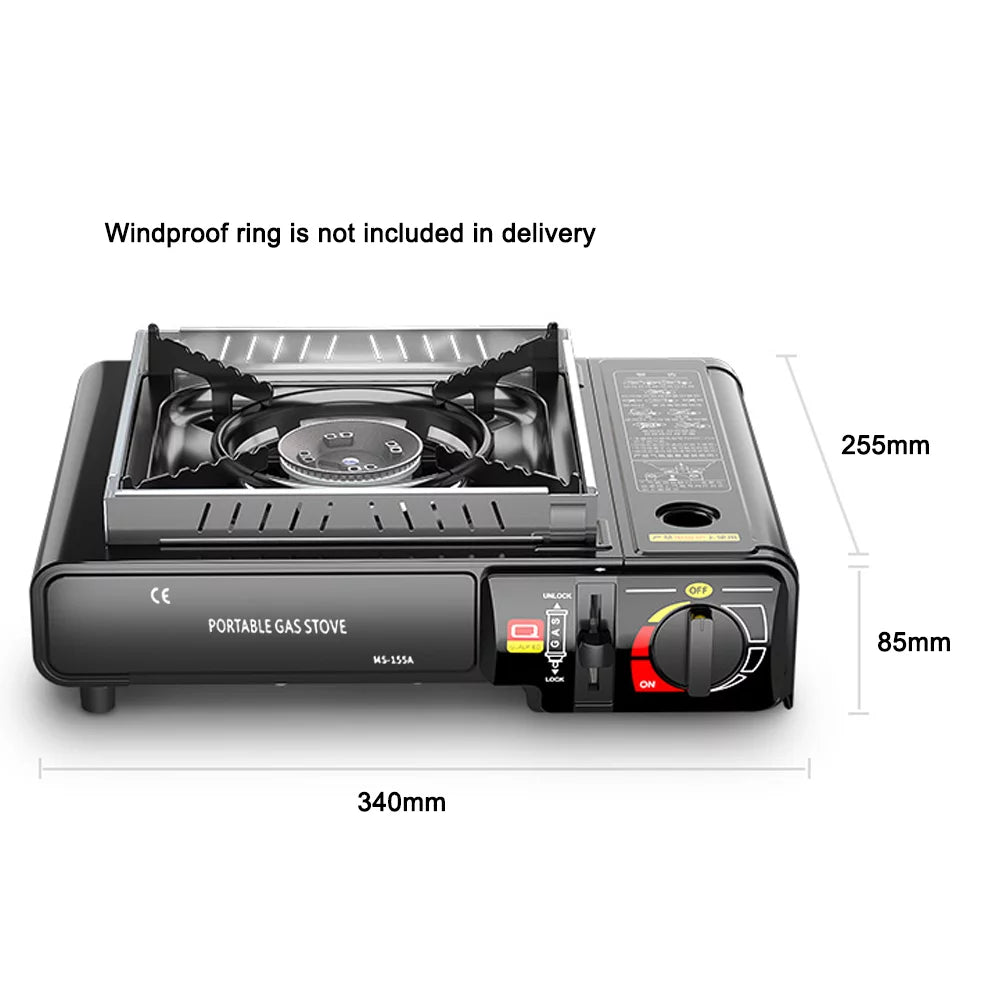 High Cassette Sizetove, 2.9KW Portable Gases Butanes Sizetove for Hiking Barbecue
