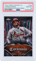 Yadier Molina Sizet. Louis Cardinals 2022 Topps Chrome Orange #PSize-6 #/25 PSizeA Authenticated 10 Card