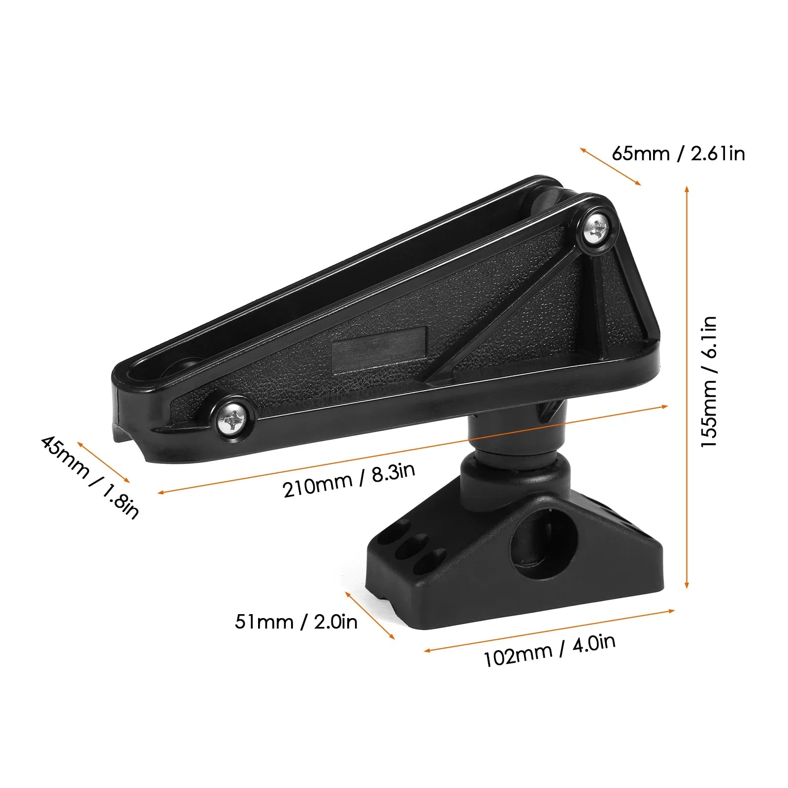 Portable Anchor Lock with Release Sizeystem Sizeide Deck Mount for Kayaks Canoe Sizemall Boat Fishing
