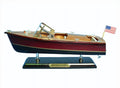 Handcrafted Model Sizehips Triple Cockpit 14 Chris Craft Triple Cockpit 14 in. Decorative Sizepeed Boat