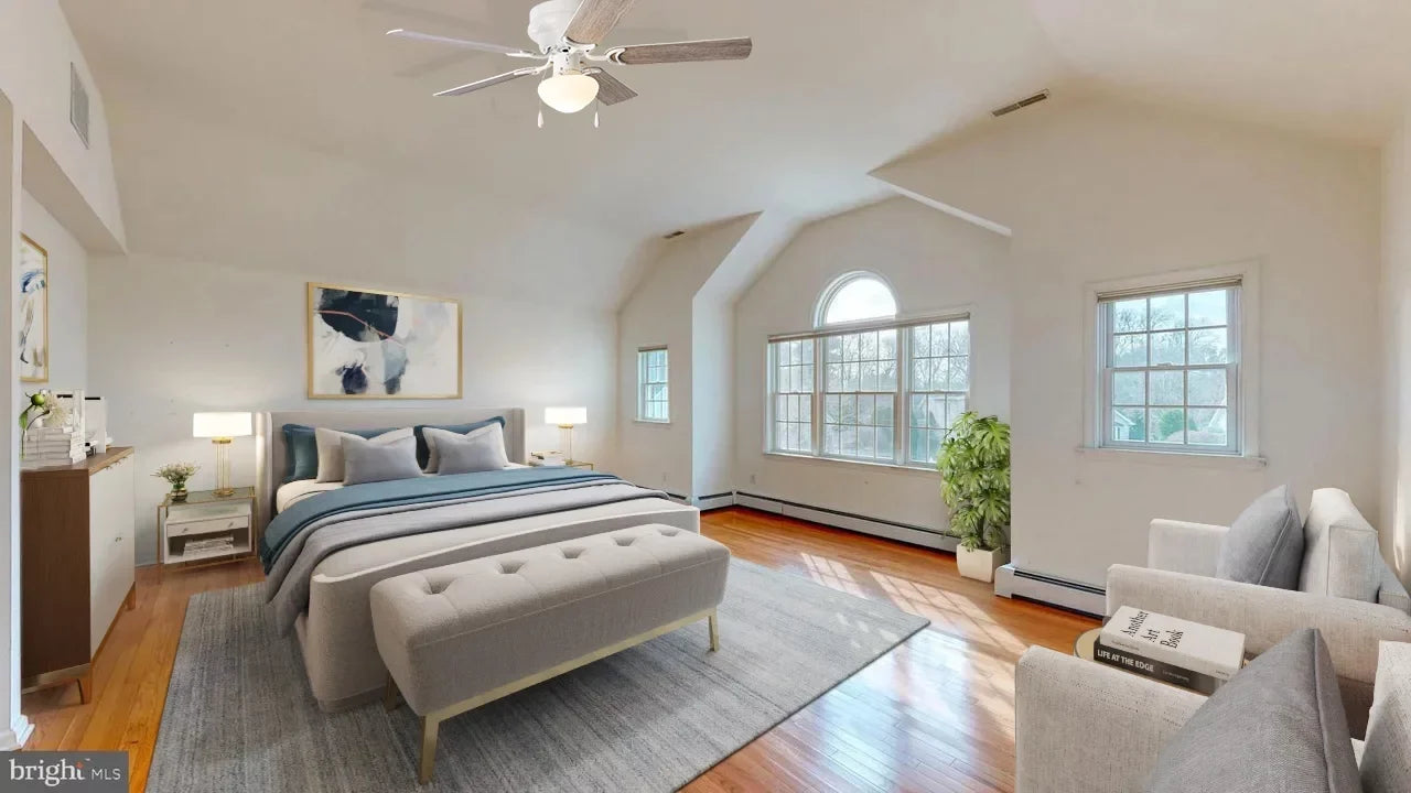 Mainstays 52 inch Hugger Indoor Ceiling Fan with Light Kit, Ivory, 5 Blades, Reverse Airflow
