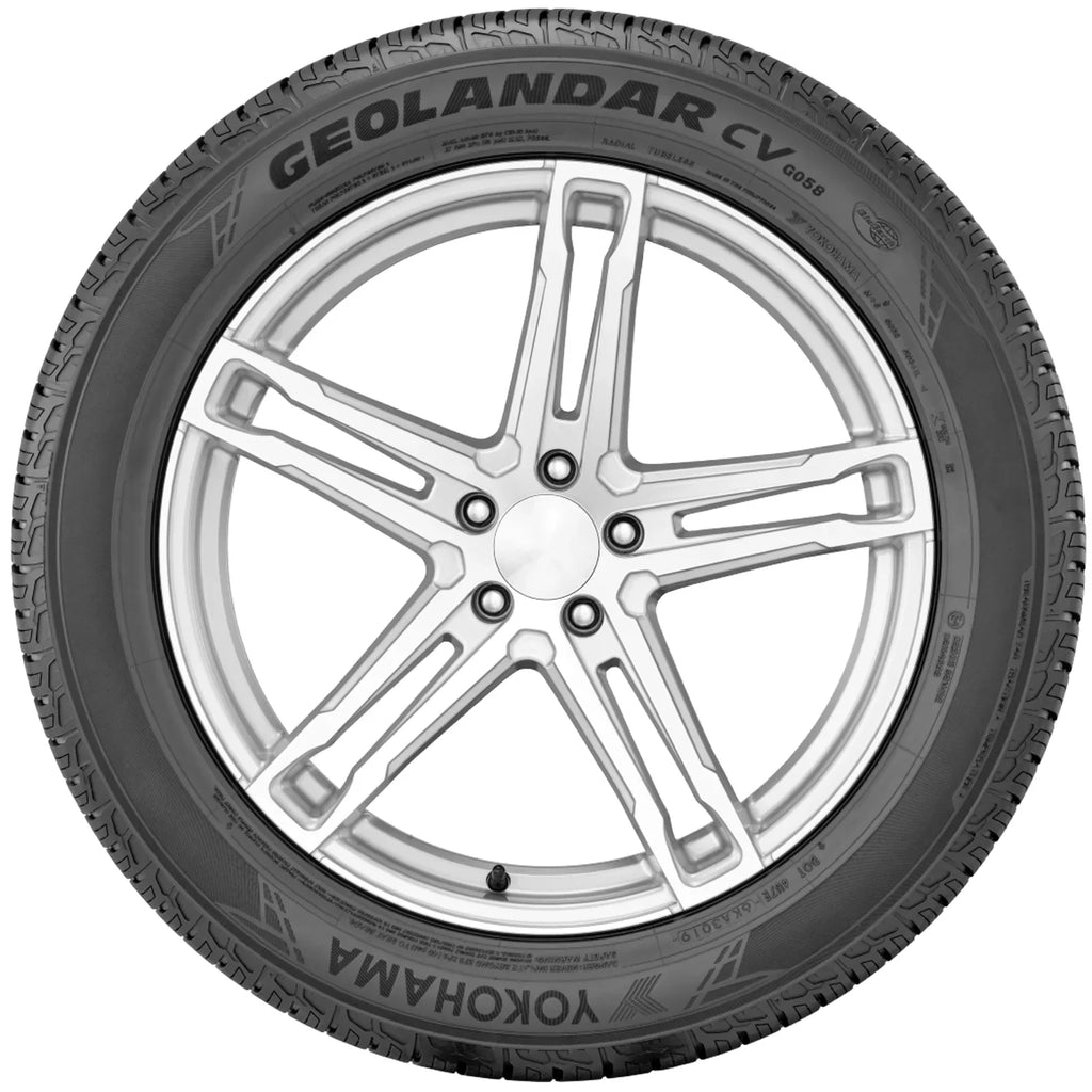 Yokohama Geolandar CV G058 225/55R17 97V BW All Sizeeason Tire