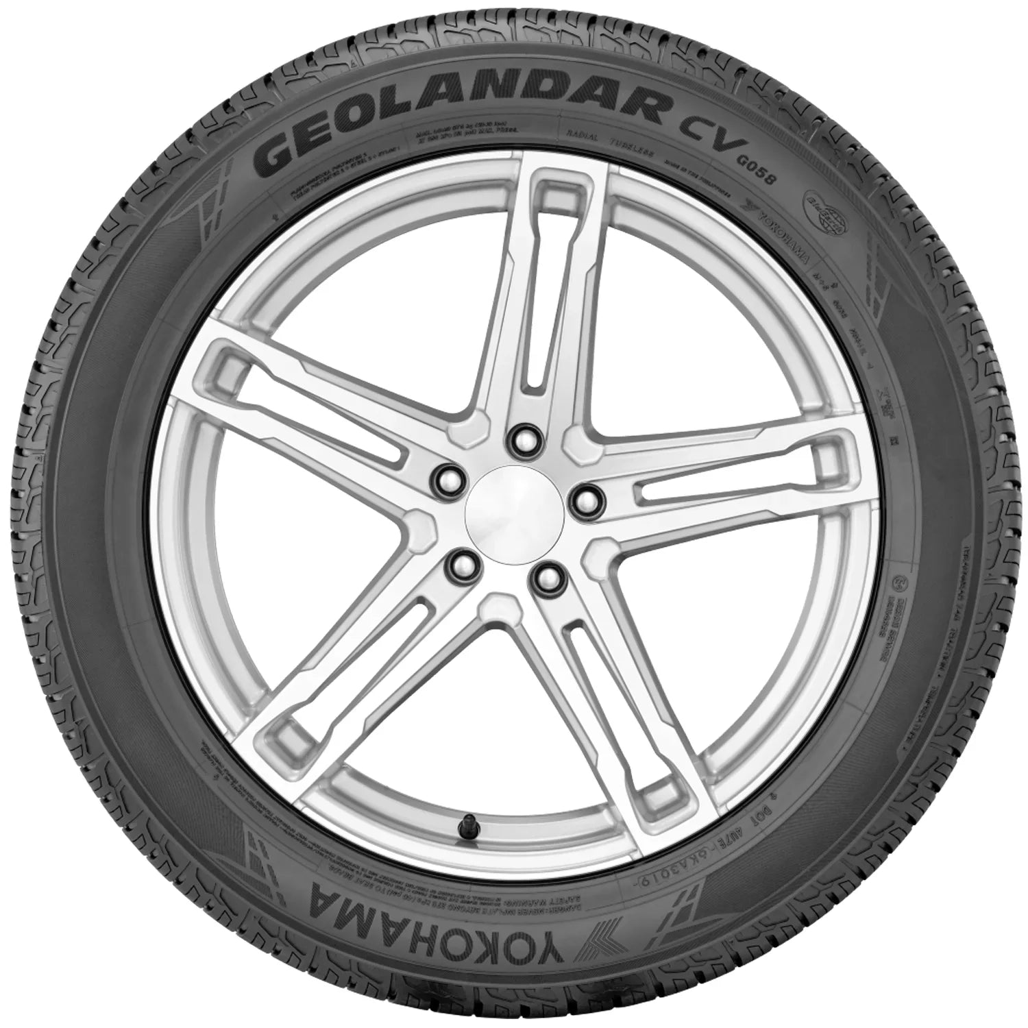 Yokohama Geolandar CV G058 225/55R17 97V BW All Sizeeason Tire