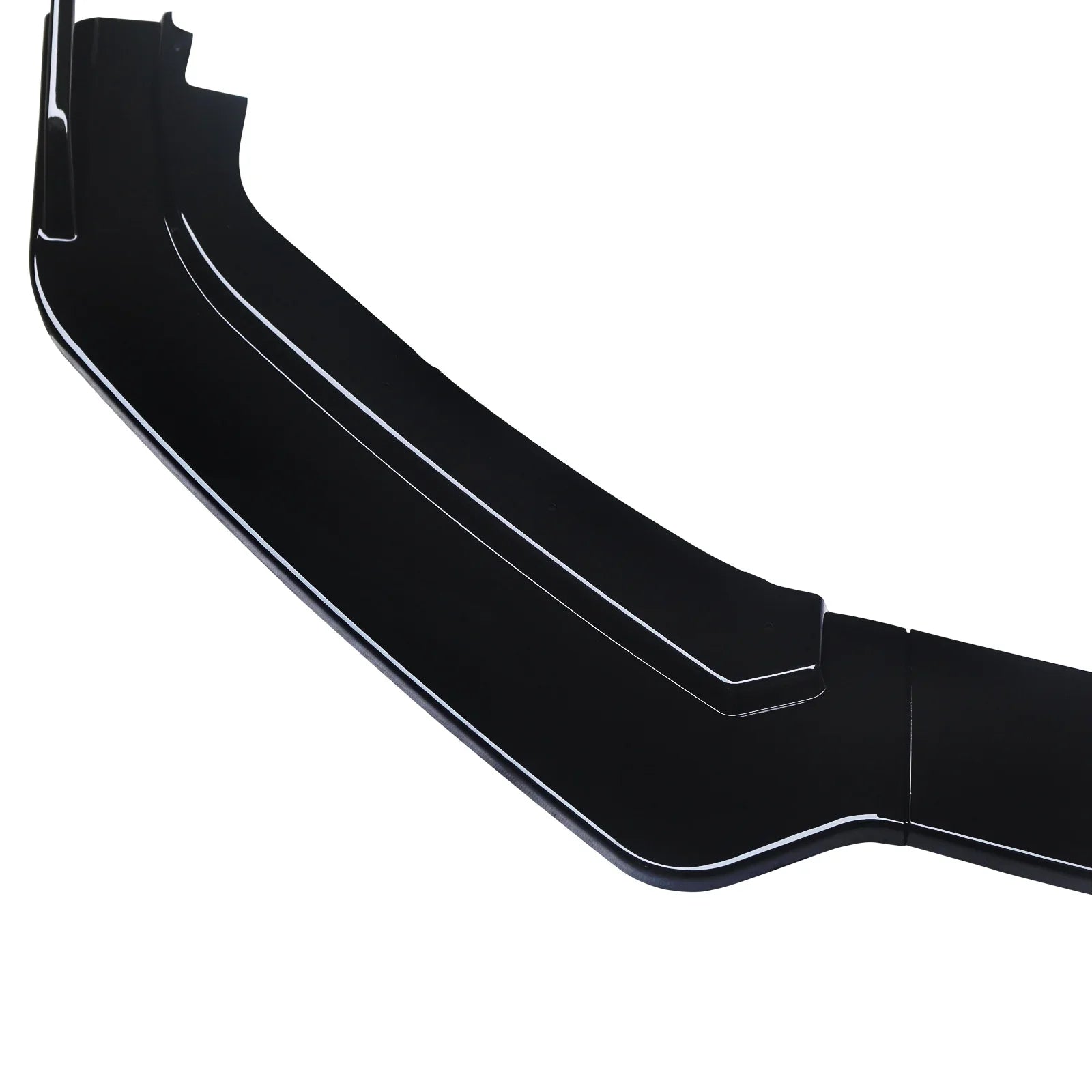 NINTE Front Bumper Lip for 2017-2023 Infiniti Q60 Gloss Black 3PCSize