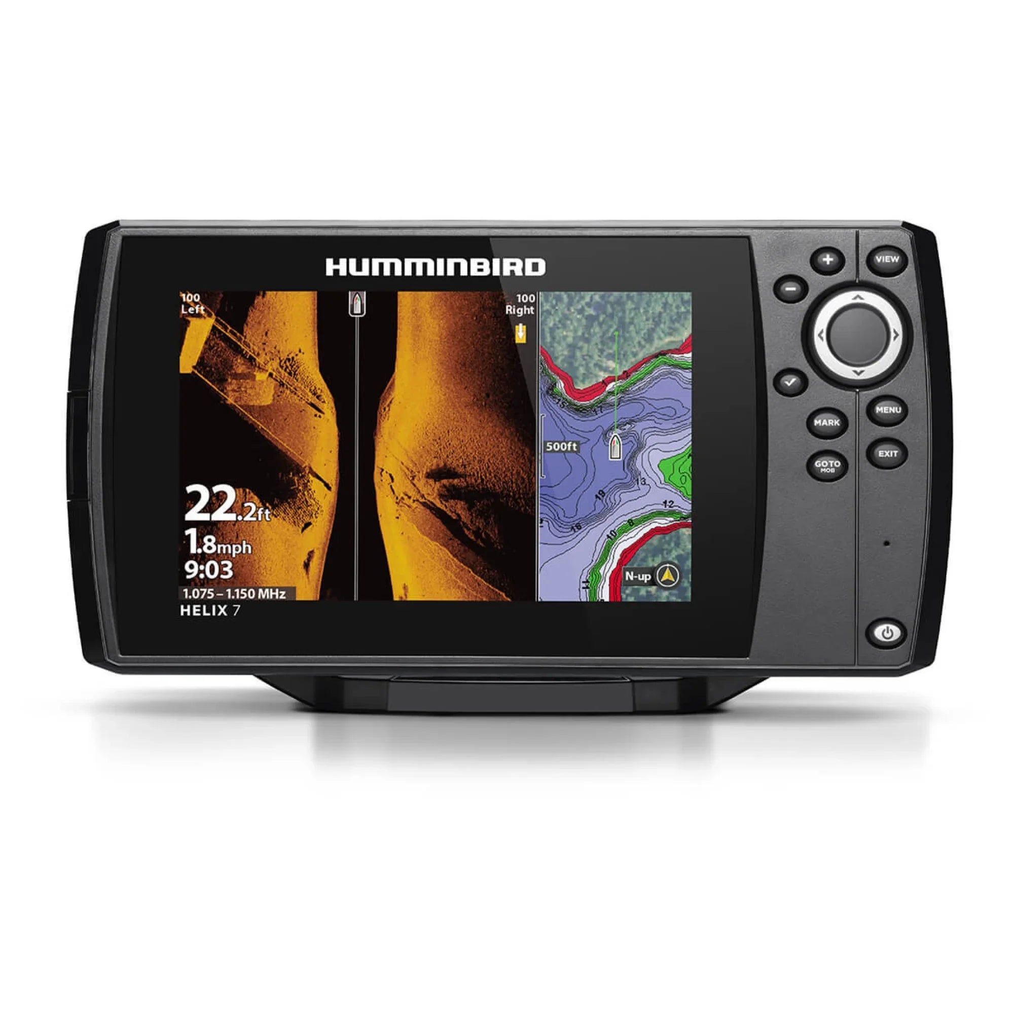 Minn Kota New Humminbird Helix 7 Chirp SizeI GPSize G4, HD 7" Display, 137-4115901