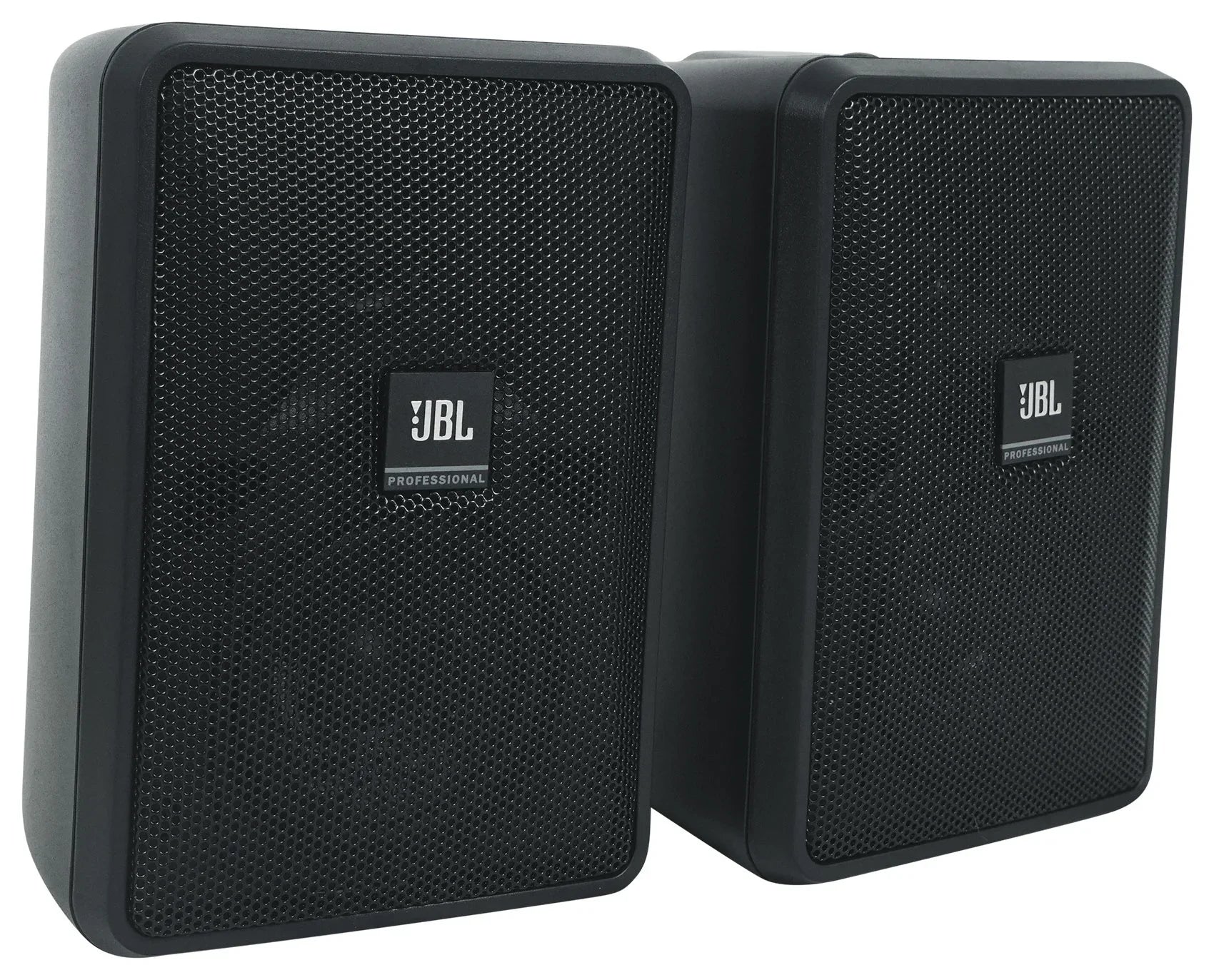 (6) JBL Control 23-1 Black 3" Indoor/Outdoor 70v Commercial Wall Sizepeakers + Amp