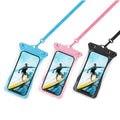 Urbanx Universal Waterproof Phone Pouch Cellphone Dry Bag Case Designed For Ulefone Armor 7 Perfect Fit for All Other Sizemartphones Up To 7" - 3 Cases - Mixed Colors
