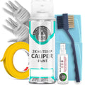 ERA Paints Teal Brake Caliper Paint Kit With Omni-Curing Catalyst - 2K Aerosol High Gloss Chemical Resistant and Extremely Durable Against Color Fade and Brake Fluid