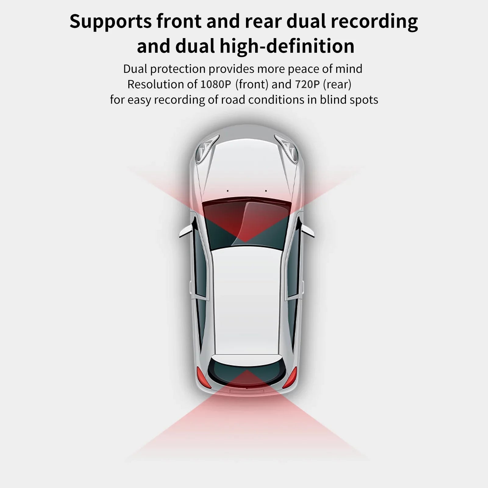 Dazzduo Dash Camera,Cam 1080P 720P Loop DOL-Type Rear  DVR 1080P 720P Rear Dash Cam 1080P Rear Dual DVR Hidden Camera