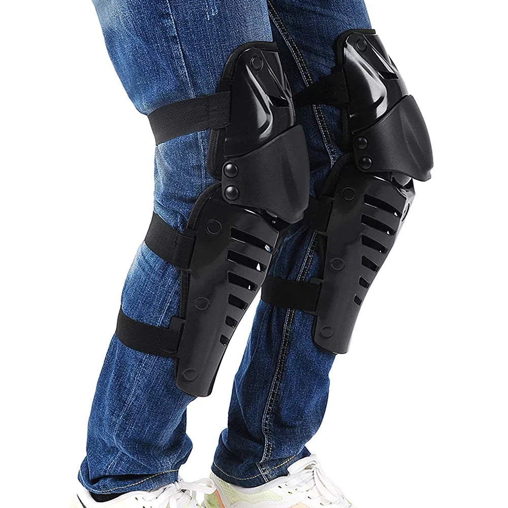 MIXFEER 1 Pair Motorcycle Knee Pad Motor Racing Knee Protector Knee Guards Knee Guard Braces