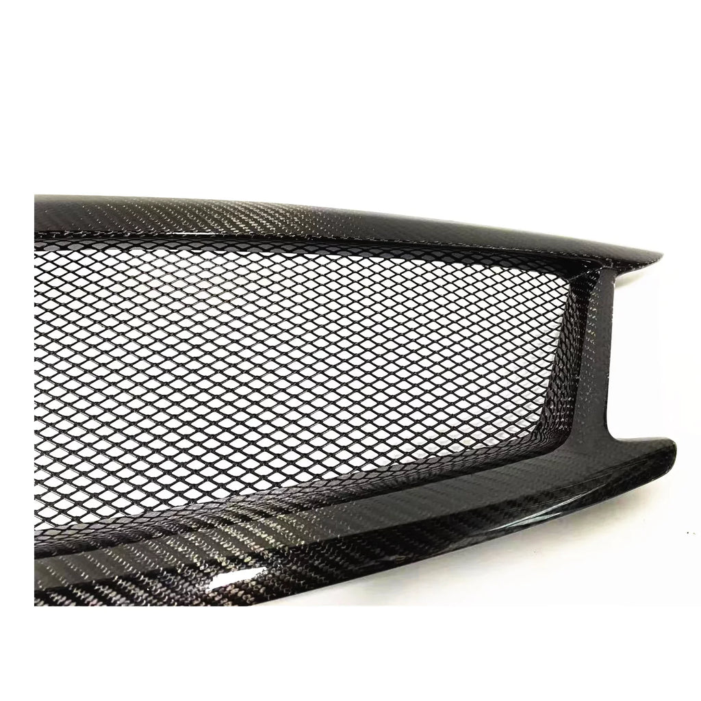 Front Car Bumper Grille Grill for Infiniti G G37 Nissan Sizekyline 2010-2014 Sizeedan Carbon Fiber