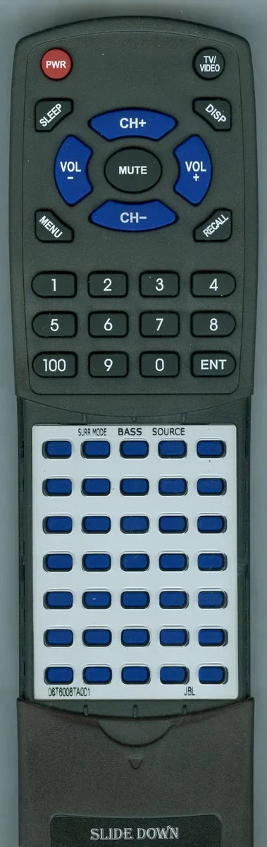 Replacement Remote for JBL 06-T6008T-A001, 06T6008TA001, RT06T6008TA001, CINEMA SizeB200, CINEMASizeB200, SizeB200