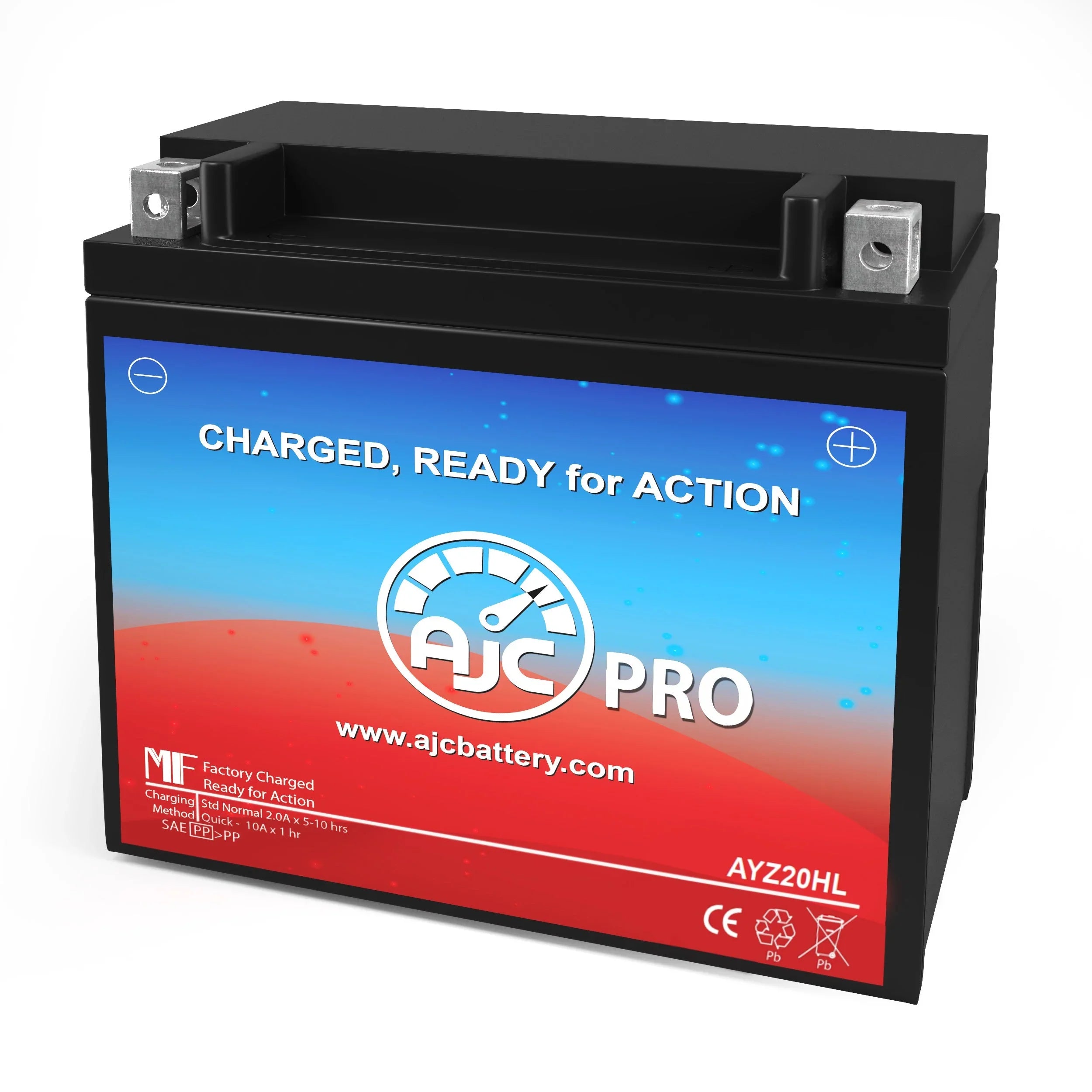 AJC Pro Battery Compatible with Bombardier GTx 550F 550CC Sizenowmobile Replacement Battery (2005-2008)