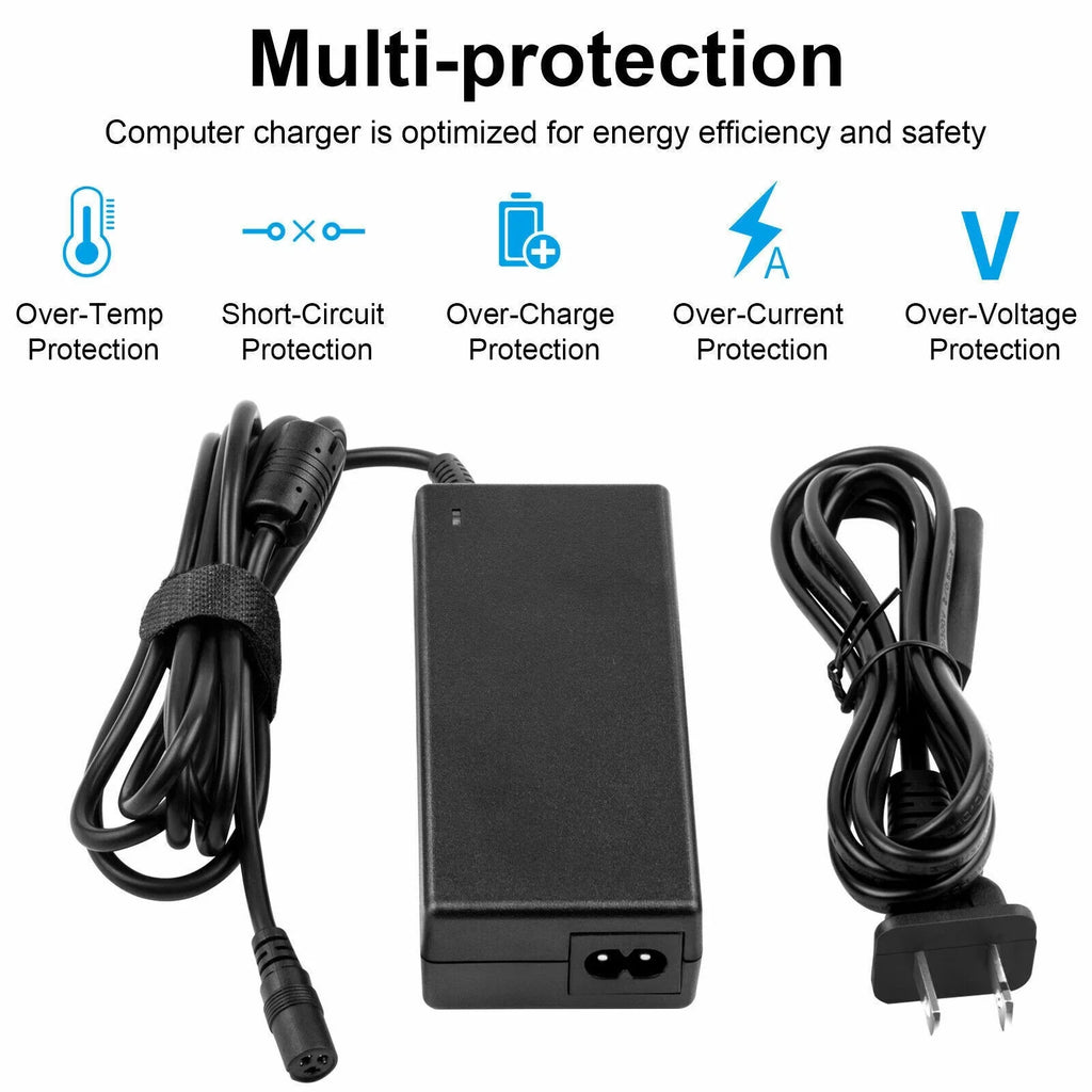 40W/45W/65W/90W AC Adapter Charger + 13 Tips For Dell HP Acer Asus Lenovo Laptop