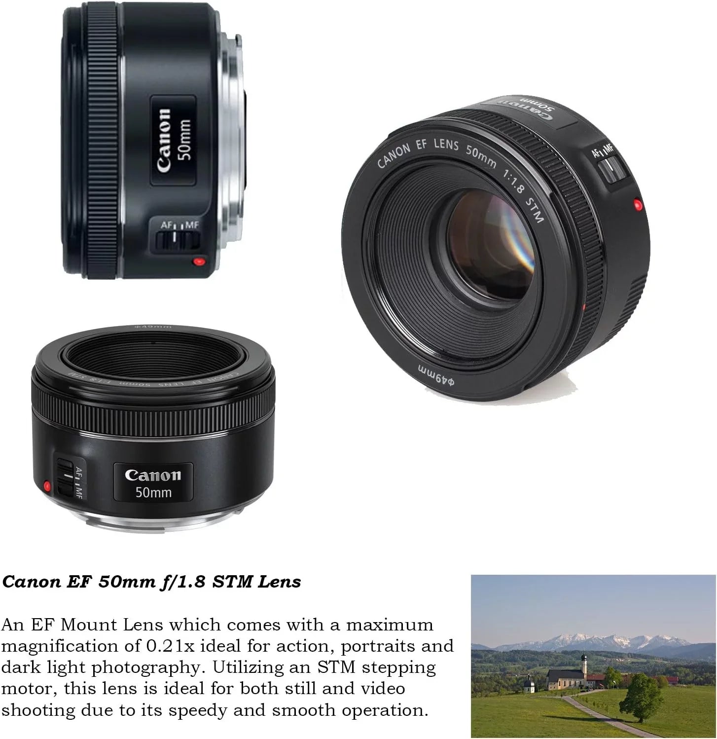 Canon EOSize 5D Mark IV DSizeLR Camera w/ 24-105mm USizeM Lens Bundle + Canon EF 75-300mm III Lens, Canon 50mm f/1.8, 500mm Lens & 650-1300mm Lens + Backpack + 128GB Memory + Monopod + Professional Bundle